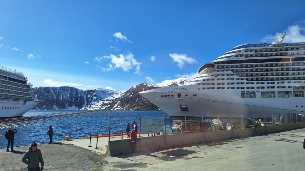Haven Honningsvåg MSC cruise 2024